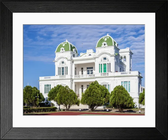 Framed Print : Building at Marina Cienfuegos, Cienfuegos Province, Cuba Framed Print : Building at Marina Cienfuegos, Cienfuegos Province, Cuba