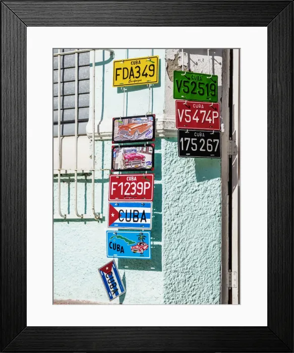 Framed Print : Colourful Souvenir Plates in Cienfuegos, Cienfuegos Province, Cuba Framed Print : Colourful Souvenir Plates in Cienfuegos, Cienfuegos Province, Cuba