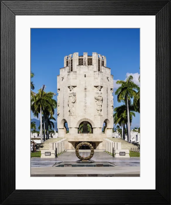 Framed Print : Jose Marti Mausoleum, Santa Ifigenia Cemetery, Santiago de Cuba