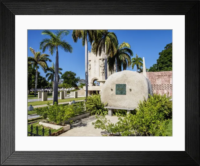 Framed Print : Tomb of Fidel Castro, Santa Ifigenia Cemetery, Santiago de Cuba