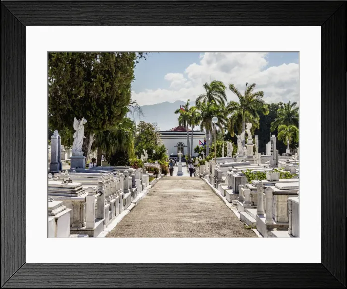 Framed Print : Santa Ifigenia Cemetery, Santiago de Cuba, Santiago de Cuba Province, Cuba