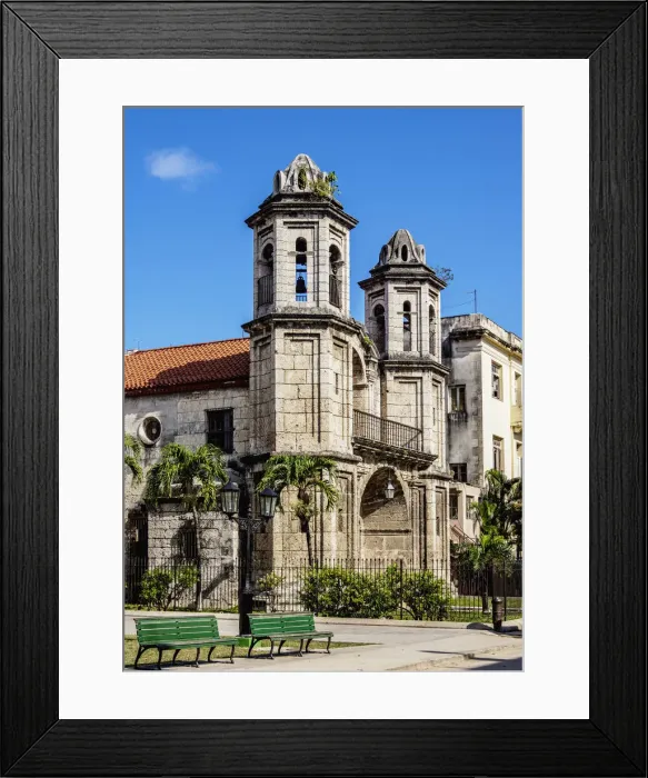 Framed Print : Church of Santo Cristo del Buen Viaje, La Habana Vieja, Havana, La Habana Province, Cuba