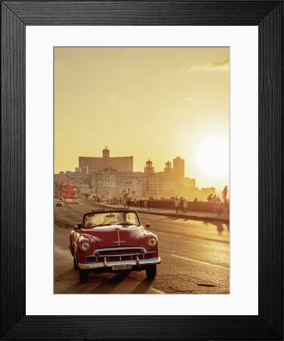 Framed Print : El Malecon at sunset, Havana, La Habana Province, Cuba Framed Print : El Malecon at sunset, Havana, La Habana Province, Cuba