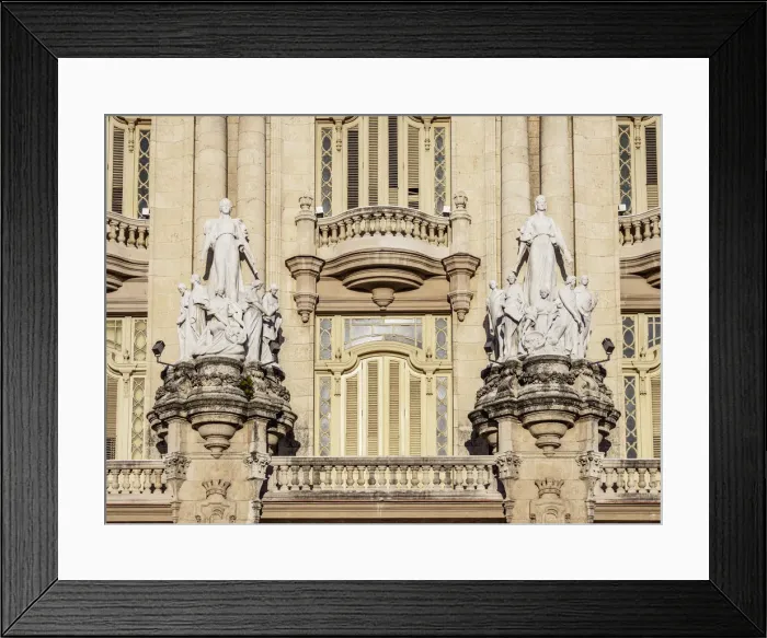 Framed Print : Grand Theatre Alicia Alonso, detailed view, Havana, La Habana Province, Cuba Framed Print : Grand Theatre Alicia Alonso, detailed view, Havana, La Habana Province, Cuba
