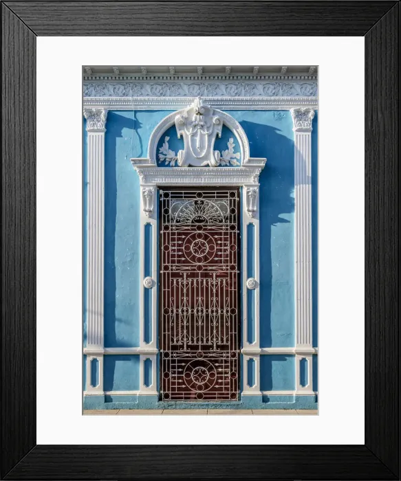 Framed Print : Colonial House in Sancti Spiritus, Sancti Spiritus Province, Cuba Framed Print : Colonial House in Sancti Spiritus, Sancti Spiritus Province, Cuba