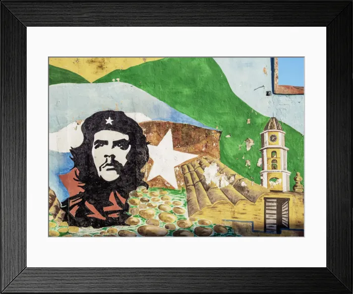Framed Print : Mural painting with Che Guevara, Trinidad, Sancti Spiritus Province, Cuba Framed Print : Mural painting with Che Guevara, Trinidad, Sancti Spiritus Province, Cuba
