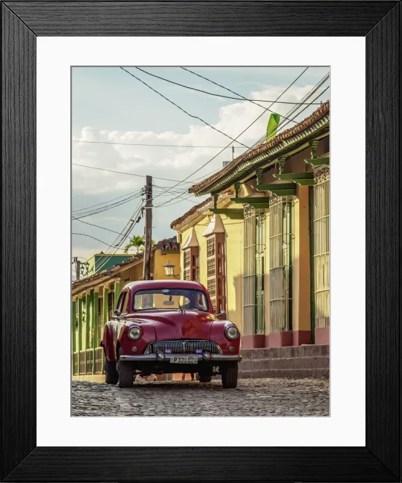 Framed Print : Colourful street of Trinidad, Sancti Spiritus Province, Cuba Framed Print : Colourful street of Trinidad, Sancti Spiritus Province, Cuba