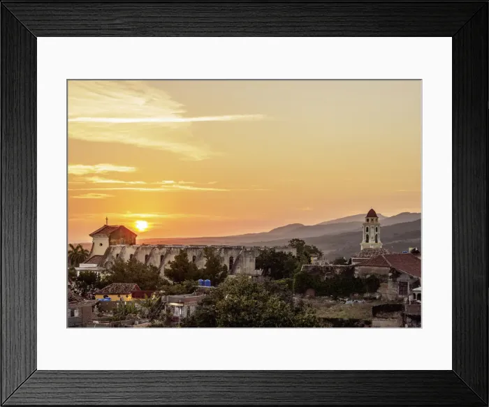 Framed Print : Townscape with Santisima Trinidad Cathedral and San Francisco Convent Church Tower Framed Print : Townscape with Santisima Trinidad Cathedral and San Francisco Convent Church Tower