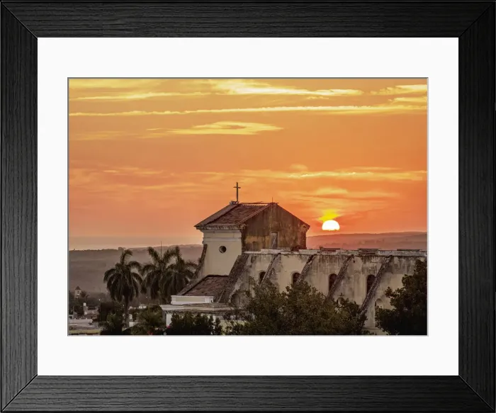 Framed Print : Santisima Trinidad Cathedral at sunset, elevated view, Trinidad, Sancti Spiritus Province Framed Print : Santisima Trinidad Cathedral at sunset, elevated view, Trinidad, Sancti Spiritus Province