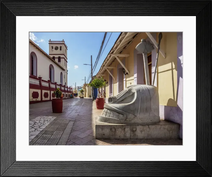 Framed Print : Felix Ruene Pedestrian Street, Baracoa, Guantanamo Province, Cuba Framed Print : Felix Ruene Pedestrian Street, Baracoa, Guantanamo Province, Cuba