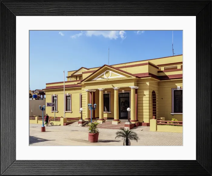 Framed Print : Poder Popular Municipal Building, Baracoa, Guantanamo Province, Cuba Framed Print : Poder Popular Municipal Building, Baracoa, Guantanamo Province, Cuba