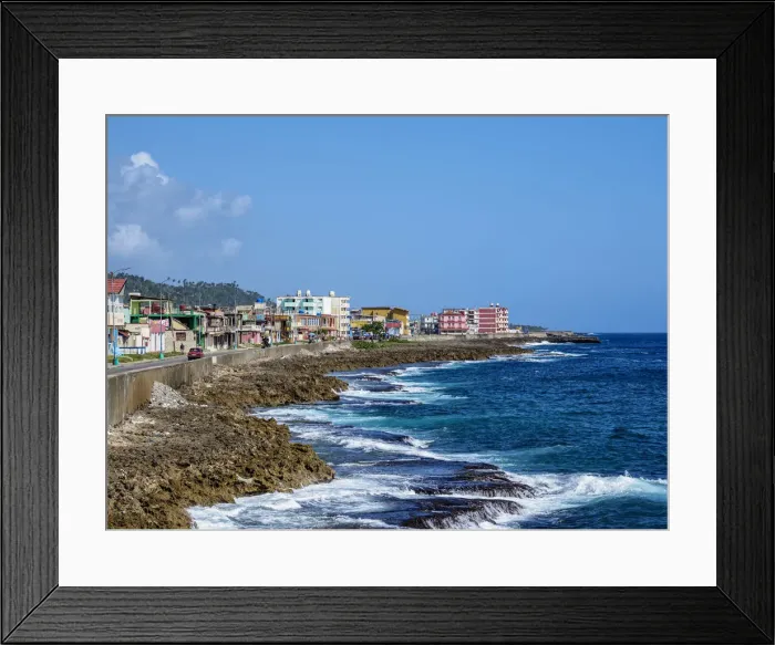Framed Print : El Malecon, Baracoa, Guantanamo Province, Cuba Framed Print : El Malecon, Baracoa, Guantanamo Province, Cuba