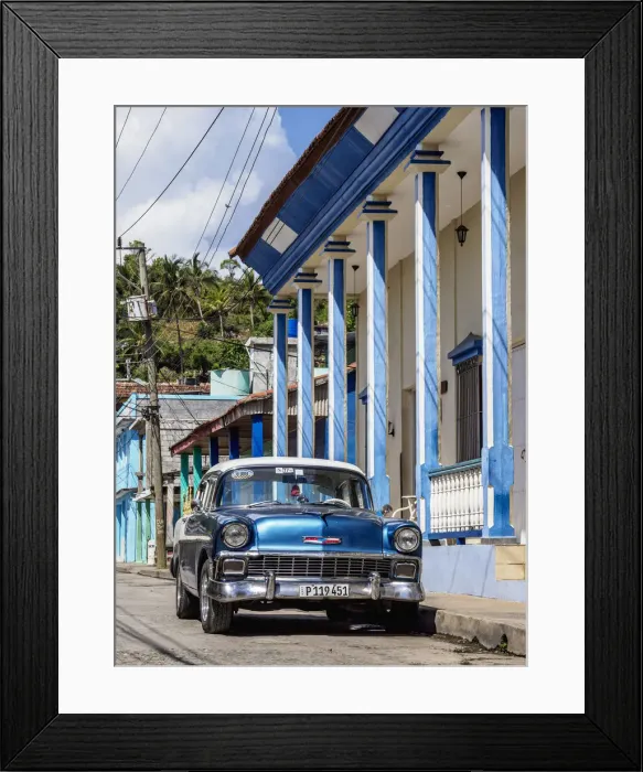 Framed Print : Vintage car on the street of Baracoa, Guantanamo Province, Cuba Framed Print : Vintage car on the street of Baracoa, Guantanamo Province, Cuba