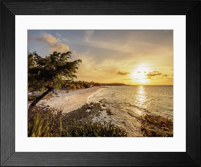 Framed Print : Playa Esmeralda at sunset, Holguin Province, Cuba Framed Print : Playa Esmeralda at sunset, Holguin Province, Cuba