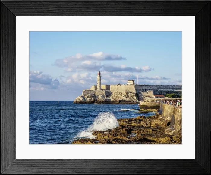Framed Print : El Morro Castle and Lighthouse at sunset, Havana, La Habana Province, Cuba Framed Print : El Morro Castle and Lighthouse at sunset, Havana, La Habana Province, Cuba