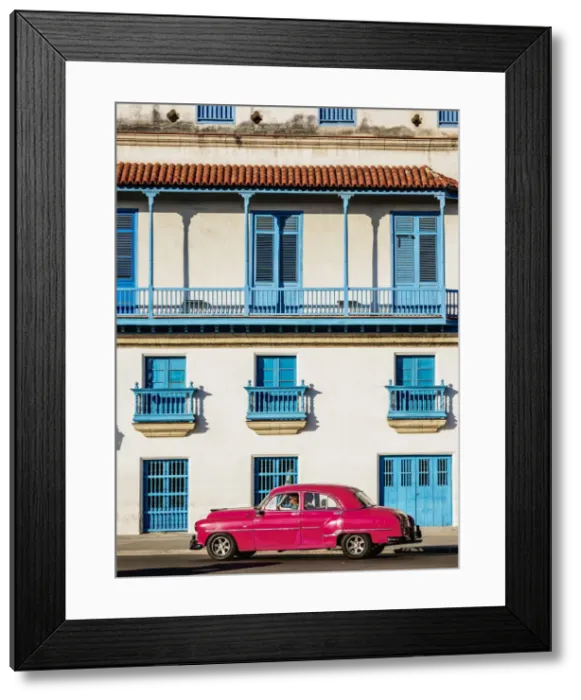 Framed Print : Vintage car at the street of La Habana Vieja, Havana, La Habana Province, Cuba Framed Print : Vintage car at the street of La Habana Vieja, Havana, La Habana Province, Cuba