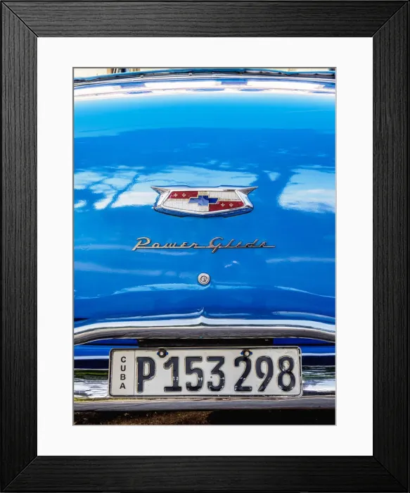 Framed Print : Vintage car at the street of La Habana Vieja, detailed view, Havana, La Habana Province Framed Print : Vintage car at the street of La Habana Vieja, detailed view, Havana, La Habana Province