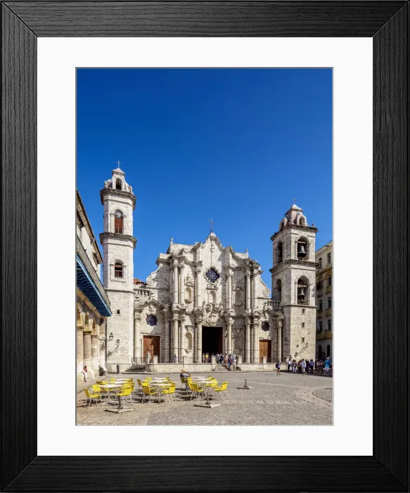 Framed Print : Cathedral of San Cristobal, Plaza de la Catedral, La Habana Vieja, Havana Framed Print : Cathedral of San Cristobal, Plaza de la Catedral, La Habana Vieja, Havana
