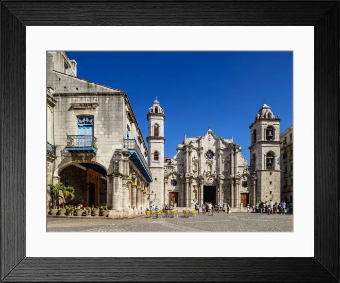 Framed Print : Cathedral of San Cristobal, Plaza de la Catedral, La Habana Vieja, Havana Framed Print : Cathedral of San Cristobal, Plaza de la Catedral, La Habana Vieja, Havana