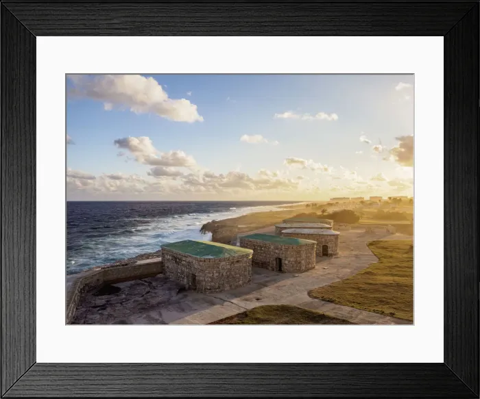 Framed Print : El Morro Castle at sunrise, Havana, La Habana Province, Cuba