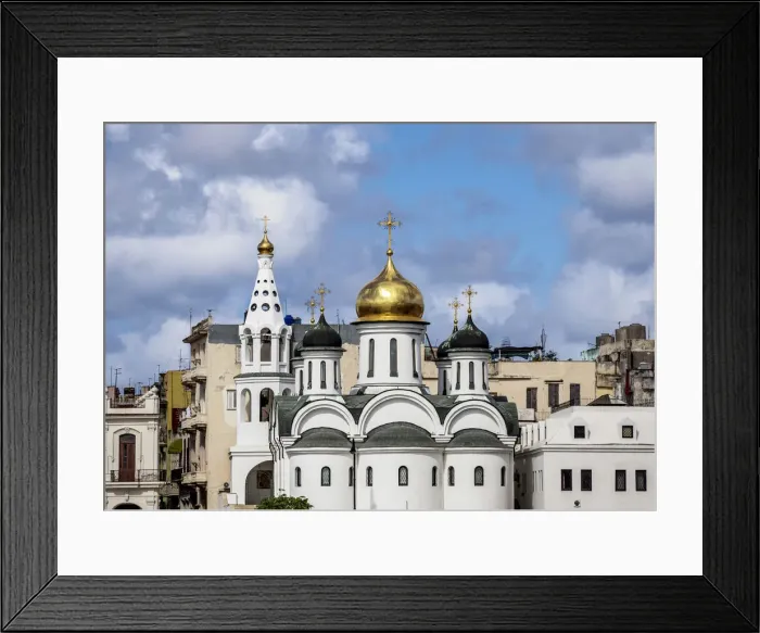 Framed Print : Our Lady of Kazan Orthodox Cathedral, La Habana Vieja, Havana, La Habana Province, Cuba