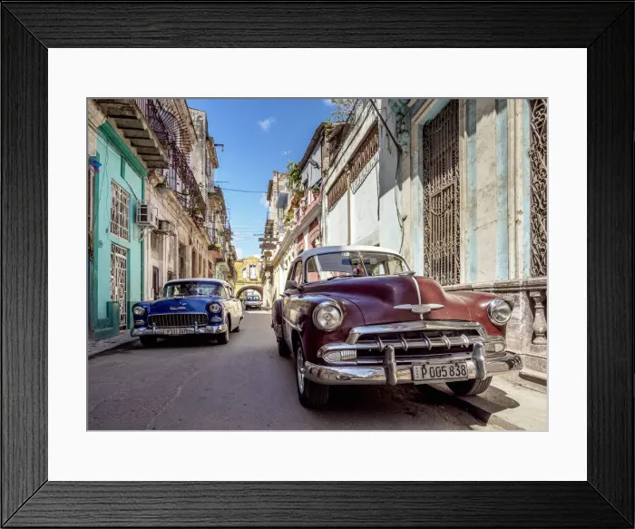Framed Print : Vintage cars at the street of La Habana Vieja, Havana, La Habana Province, Cuba Framed Print : Vintage cars at the street of La Habana Vieja, Havana, La Habana Province, Cuba