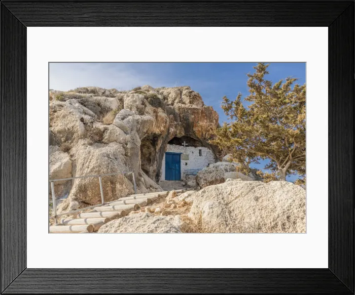 Framed Print : Ayioi Saranta Cave Church, Protaras, Cyprus. The church is aslo known as Saranta Martyres Framed Print : Ayioi Saranta Cave Church, Protaras, Cyprus. The church is aslo known as Saranta Martyres