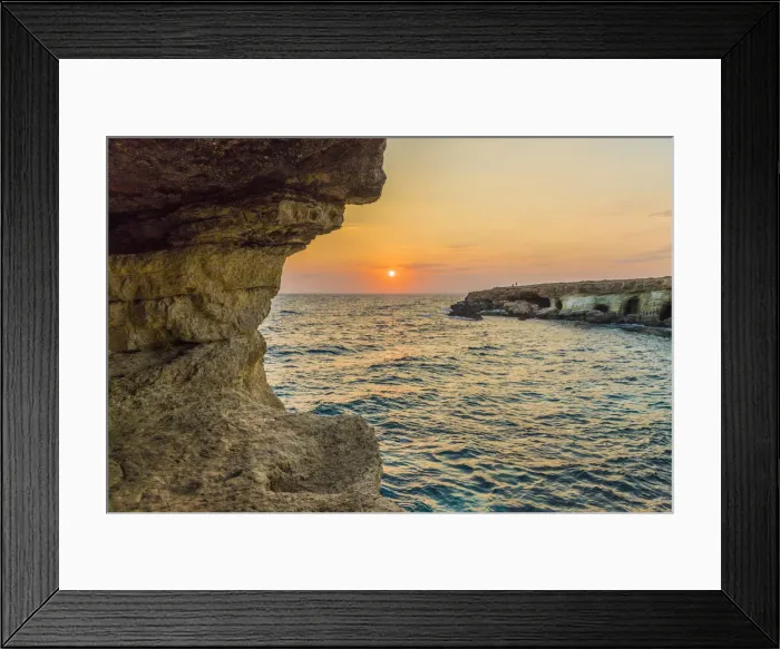 Framed Print : Sea caves at Cape Greco, Ayia Napa, Cyprus Framed Print : Sea caves at Cape Greco, Ayia Napa, Cyprus