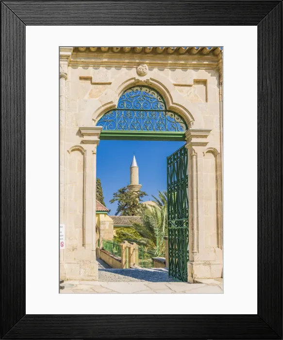 Framed Print : Hala Sultan Tekke Mosque, Larnaca, Cyprus. Also known as Mosque of Umm Haram Framed Print : Hala Sultan Tekke Mosque, Larnaca, Cyprus. Also known as Mosque of Umm Haram