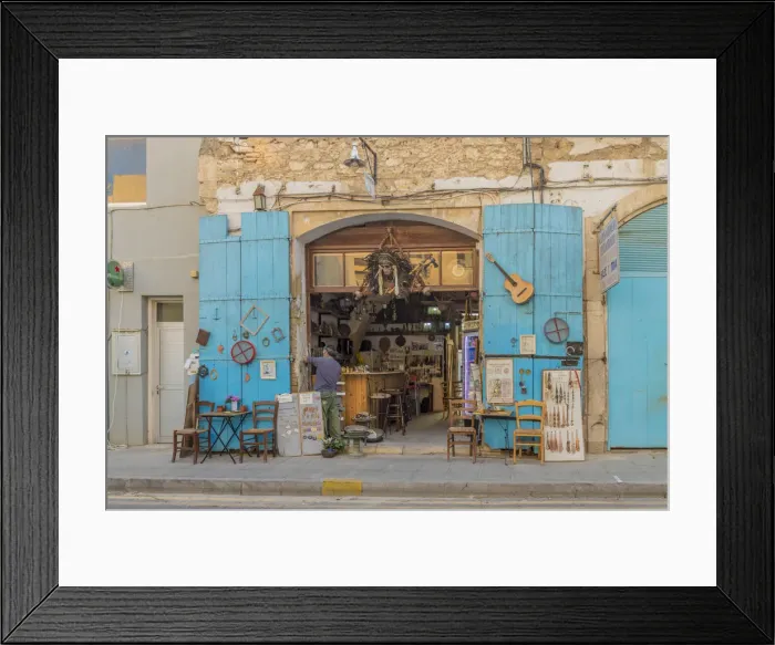 Framed Print : A local shop in larnaca Cyprus Framed Print : A local shop in larnaca Cyprus