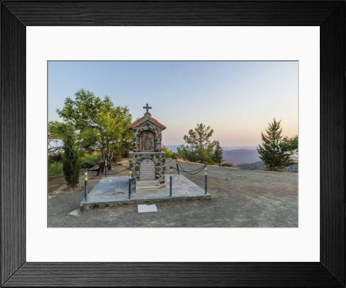 Framed Print : Small shrine near the Stavrovouni monastery, Cyprus Framed Print : Small shrine near the Stavrovouni monastery, Cyprus