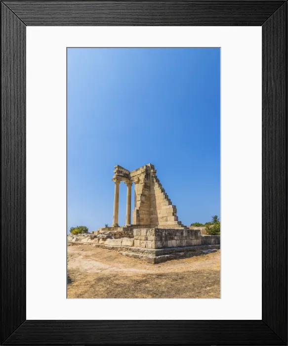 Framed Print : The Temple of Apollo at the Sanctuary of Apollo Hylates, Kourion, Limassol, Cyprus Framed Print : The Temple of Apollo at the Sanctuary of Apollo Hylates, Kourion, Limassol, Cyprus