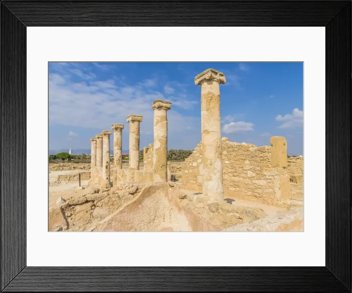 Framed Print : Paphos Archaelogical Park, Paphos, Cyprus Framed Print : Paphos Archaelogical Park, Paphos, Cyprus