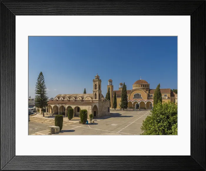 Framed Print : Agios Giorgios Old and New Churches, Paralimni, Cyprus Framed Print : Agios Giorgios Old and New Churches, Paralimni, Cyprus