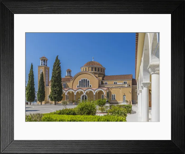 Framed Print : Agios Georgios New Church, Paralimni, Cyprus Framed Print : Agios Georgios New Church, Paralimni, Cyprus