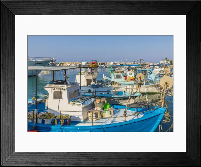 Framed Print : Paralimni Port, Cyprus Framed Print : Paralimni Port, Cyprus