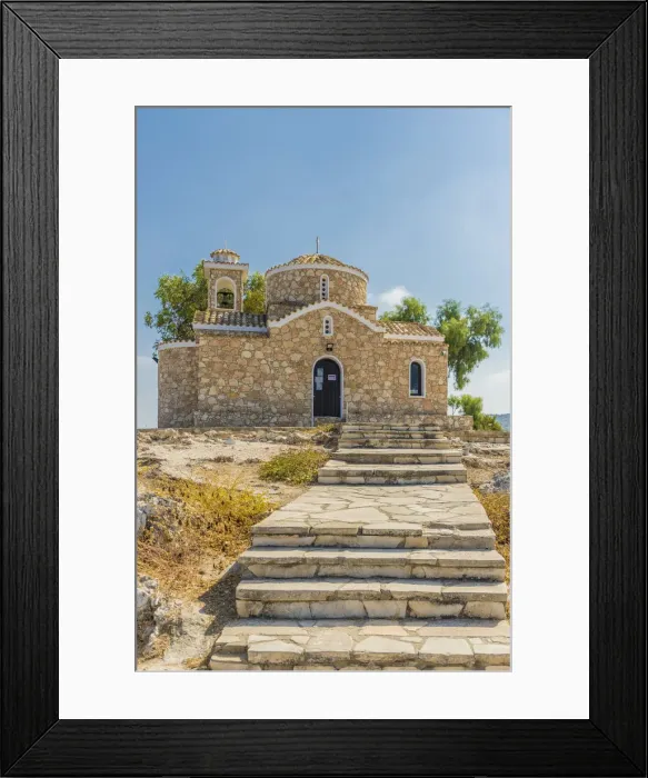 Framed Print : Church of Profitis Elias, Protaras, Paralimni, Cyprus Framed Print : Church of Profitis Elias, Protaras, Paralimni, Cyprus