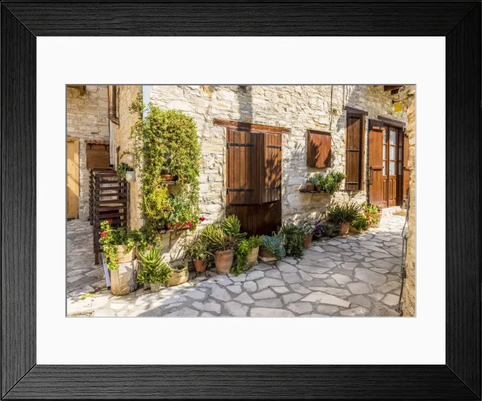 Framed Print : Traditional building in Lefkara village in Cyprus Framed Print : Traditional building in Lefkara village in Cyprus