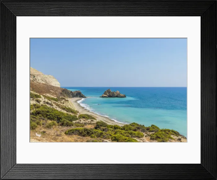 Framed Print : Saracen Rock, paphos, Cyprus Framed Print : Saracen Rock, paphos, Cyprus