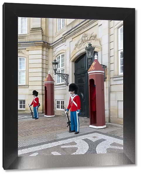 Changing of the Guard, Amalienborg Palace, Copenhagen, Denmark
