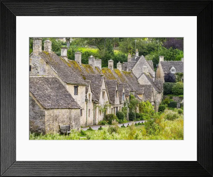 Framed Print : Arlington Row, Bibury, Cotswolds, Gloucestershire, England, UK Framed Print : Arlington Row, Bibury, Cotswolds, Gloucestershire, England, UK