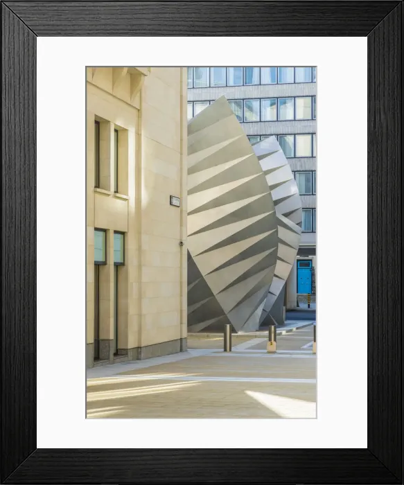 Framed Print : Paternoster Square and the Angels Wings sculpture also known as the Paternoster Framed Print : Paternoster Square and the Angels Wings sculpture also known as the Paternoster