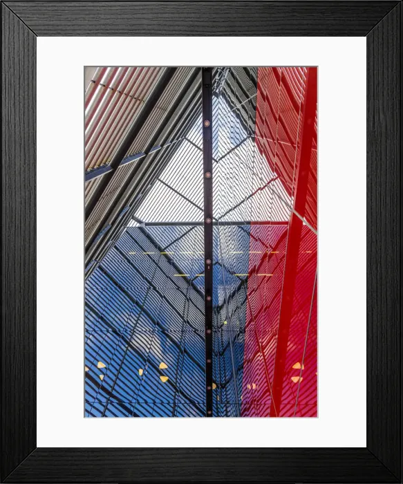 Framed Print : City of London glass abstract architecture, London Framed Print : City of London glass abstract architecture, London