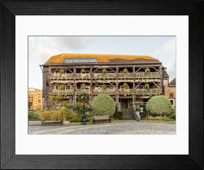 Framed Print : The Dickens Inn, London Framed Print : The Dickens Inn, London