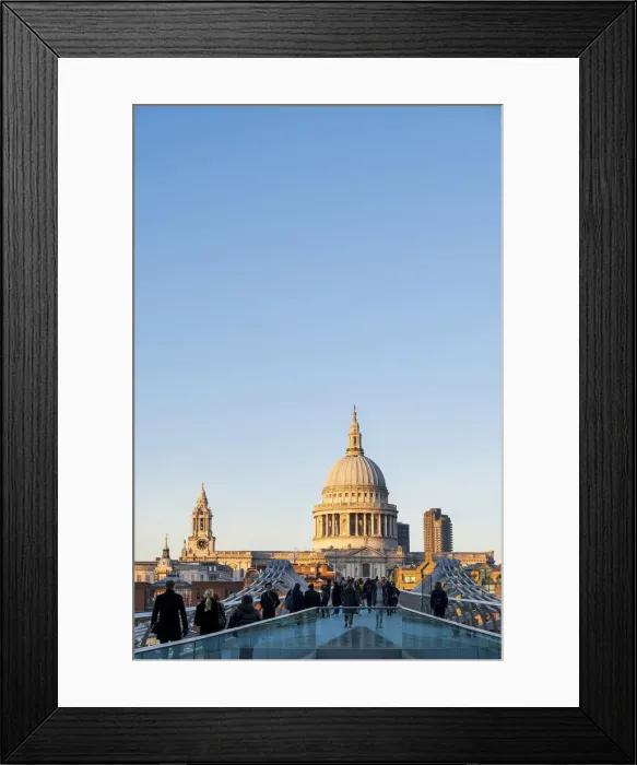 Framed Print : United Kingdom, England, London, City of London, St. Pauls cathedral
