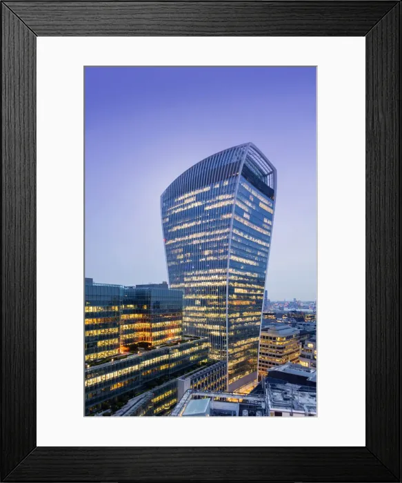 Framed Print : United Kingdom, England, London, City of London, the Walkie Talkie building