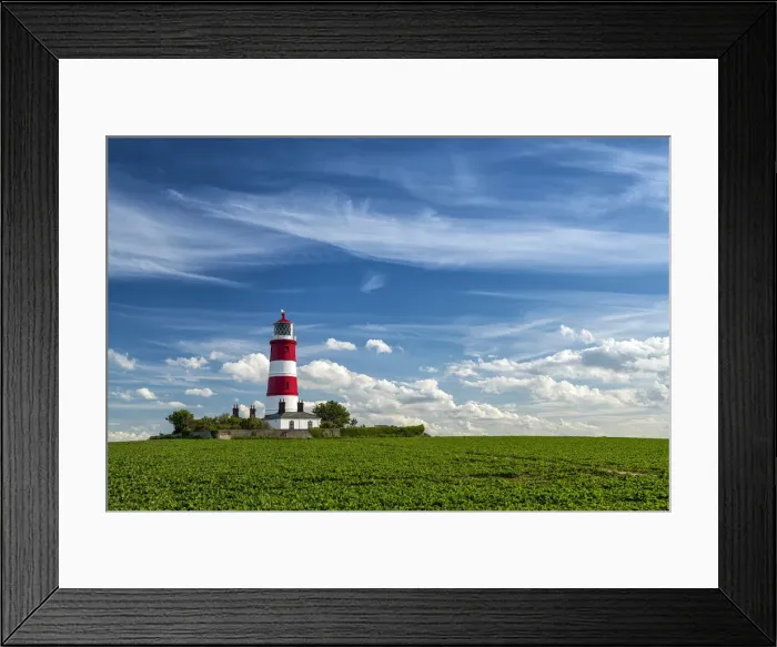 Framed Print : Happisburgh Lighthouse, Happisburgh, Norfolk, England Framed Print : Happisburgh Lighthouse, Happisburgh, Norfolk, England