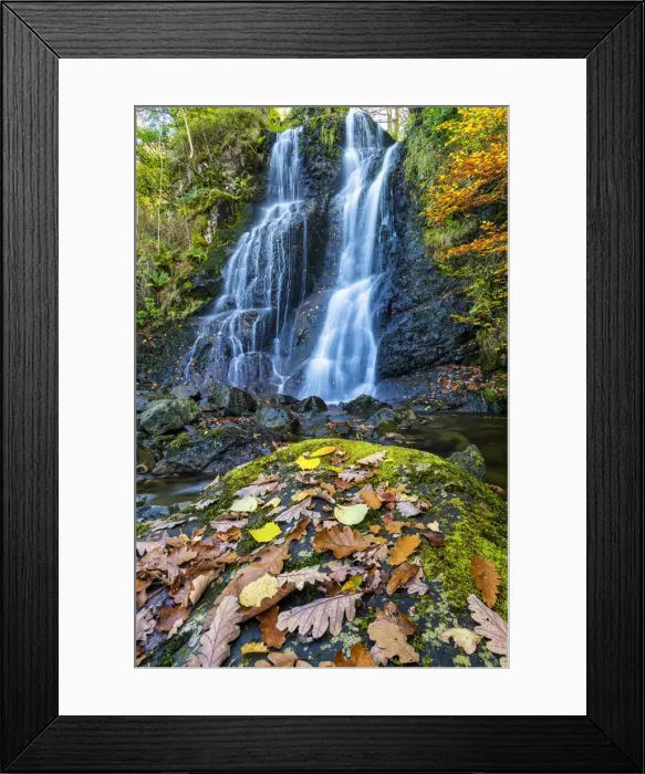 Framed Print : Barrow Beck Falls in Autumn, Lake District National Park, Cumbria, England