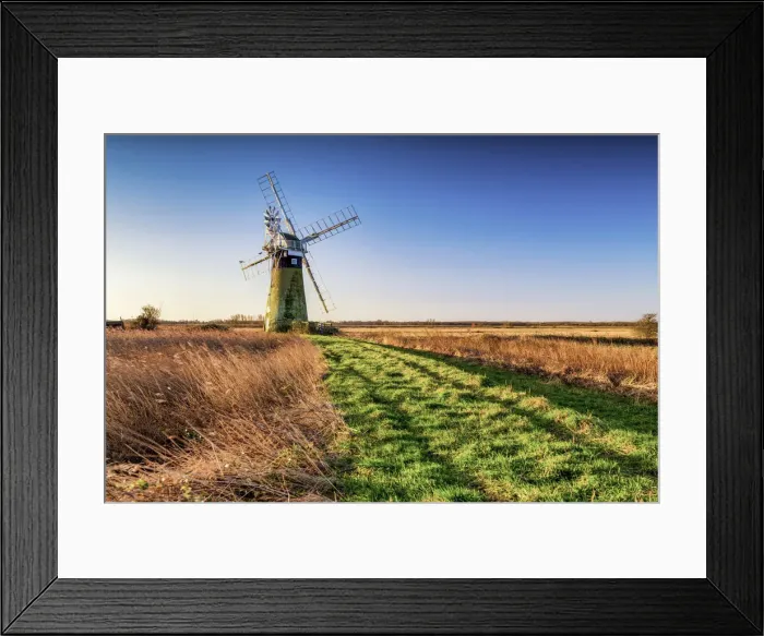 Framed Print : St Benets Mill, Norfolk Broads, Norfolk, England, UK Framed Print : St Benets Mill, Norfolk Broads, Norfolk, England, UK