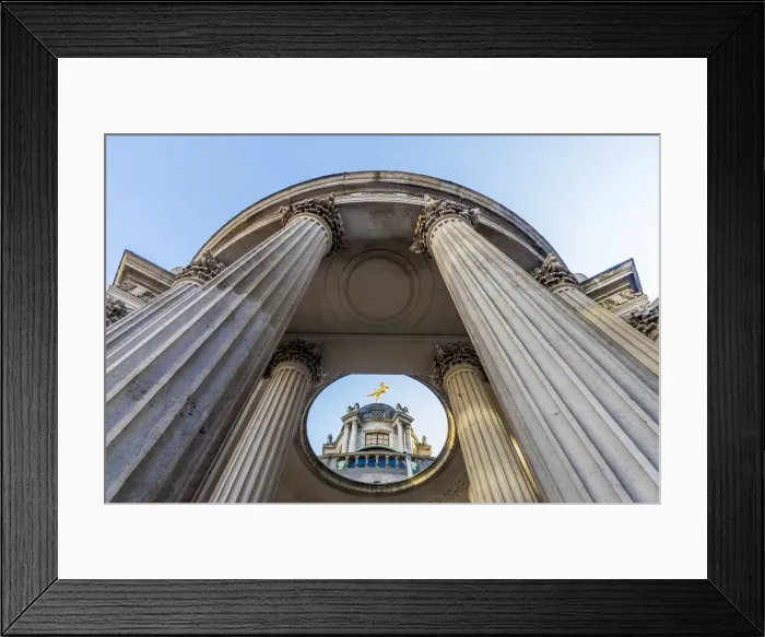Framed Print : Tivoli Corner at the Bank of England building, London, England Framed Print : Tivoli Corner at the Bank of England building, London, England